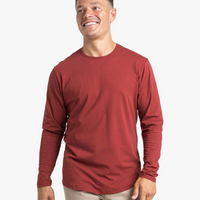 Long Sleeve Curve Crew - Final Sale