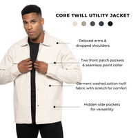 Core Twill Utility Jacket