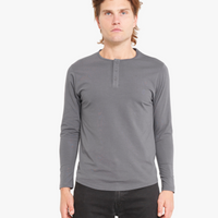 Long Sleeve Henley - Final Sale