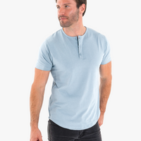 Short Sleeve Henley