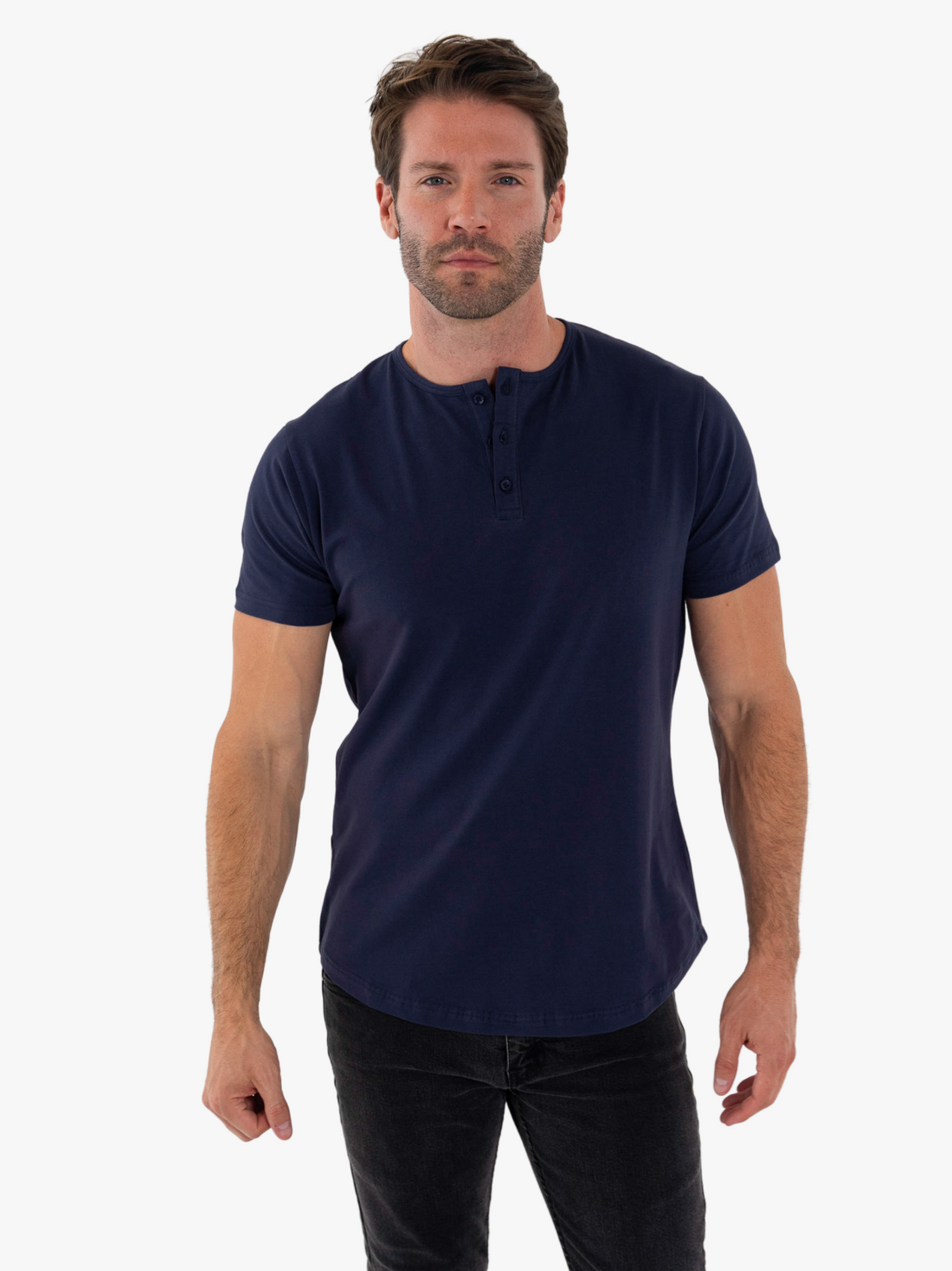 Short Sleeve Henley