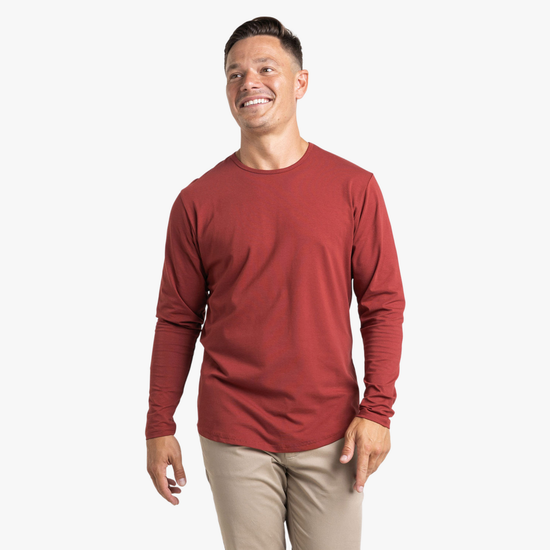 Long Sleeve Curve Crew - Final Sale