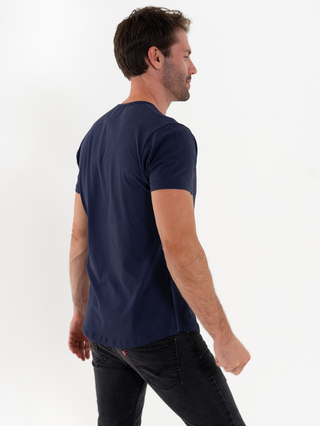 Short Sleeve Henley