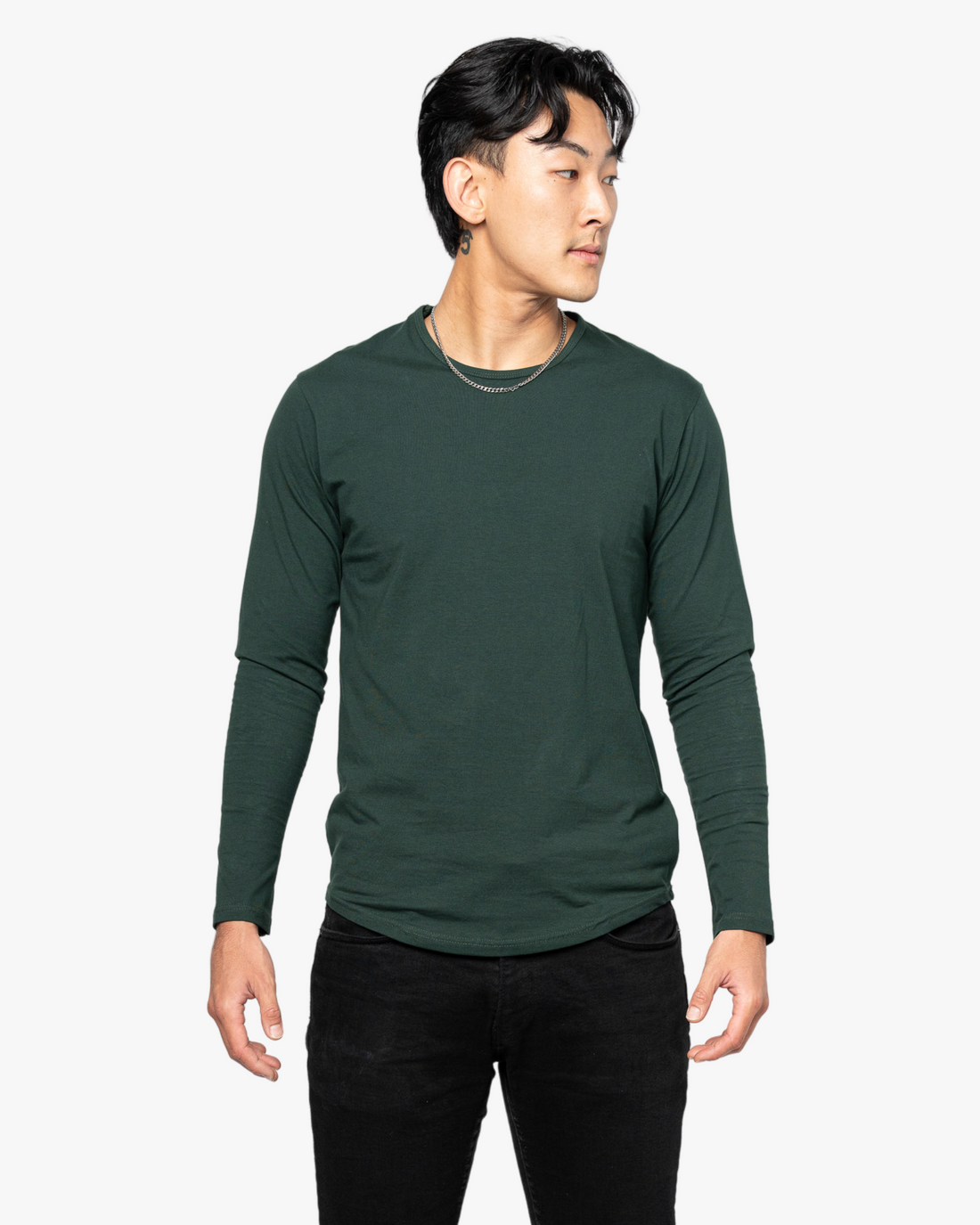 Long Sleeve Curve Crew - Final Sale