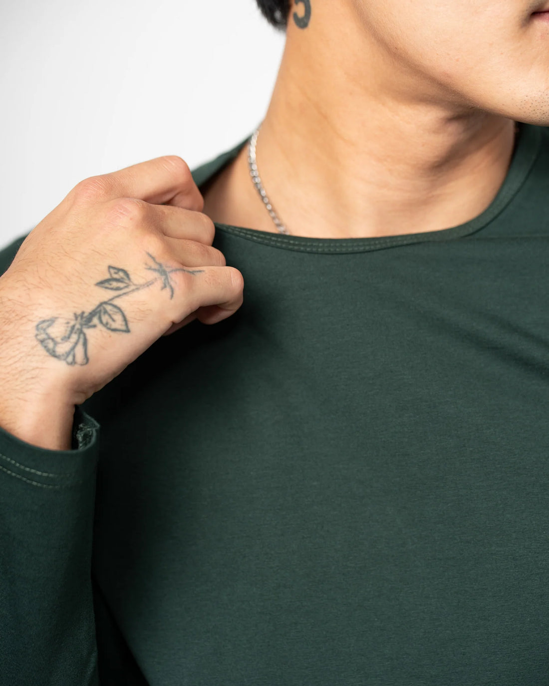 Long Sleeve Curve Crew - Final Sale