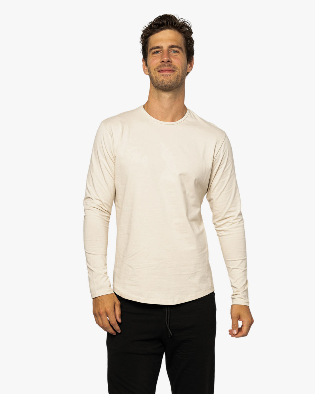 Long Sleeve Curve Crew - Final Sale