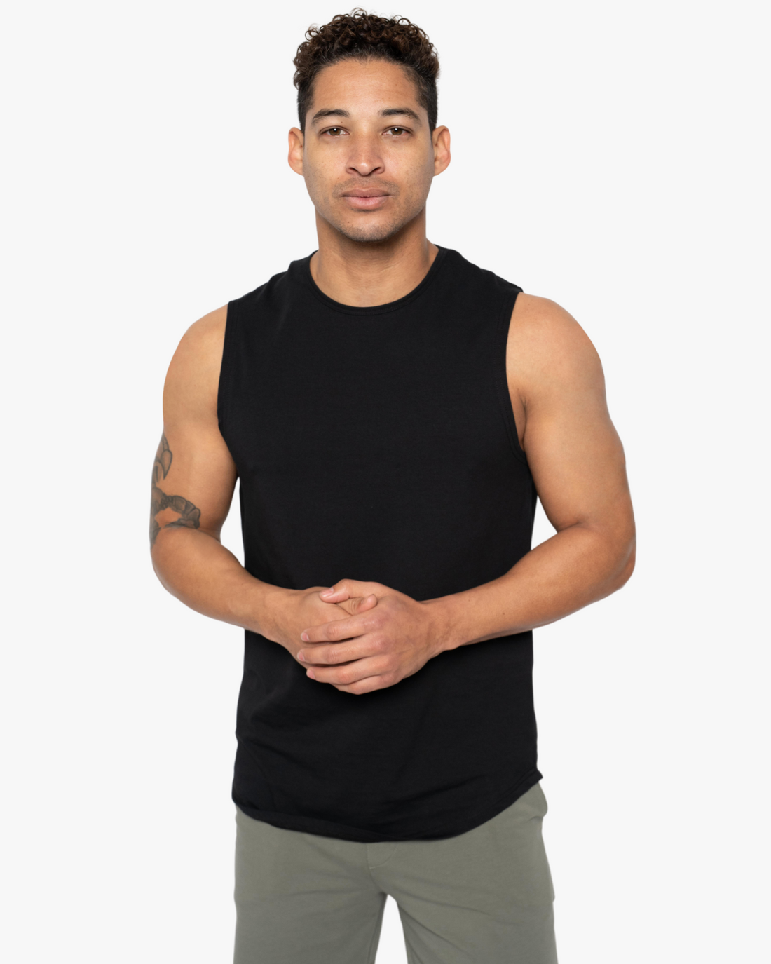 Sleeveless Curve Crew - Final Sale