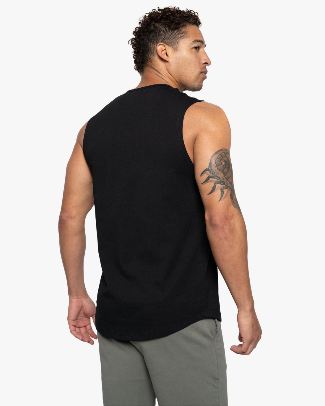 Sleeveless Curve Crew - Final Sale