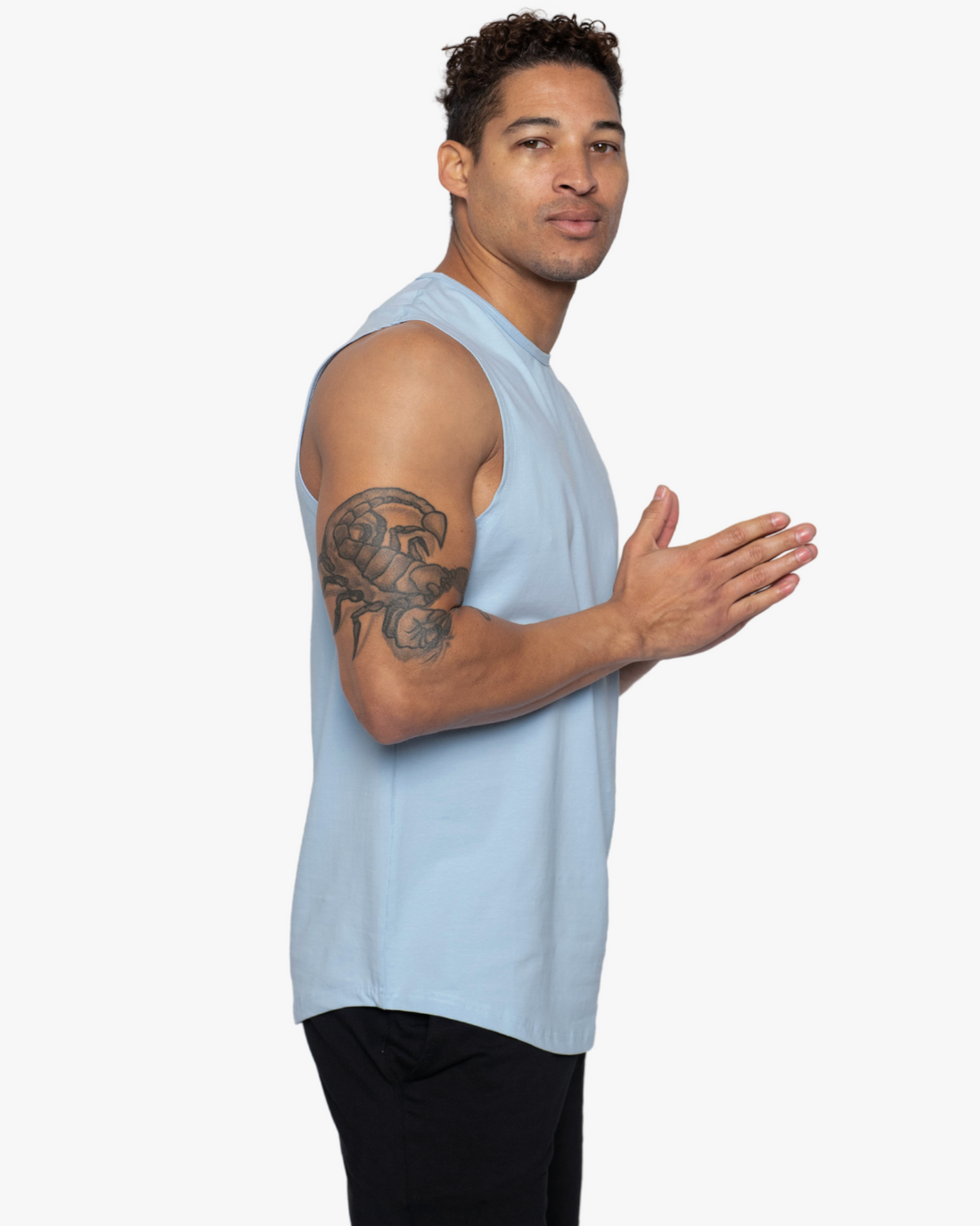 Sleeveless Curve Crew - Final Sale