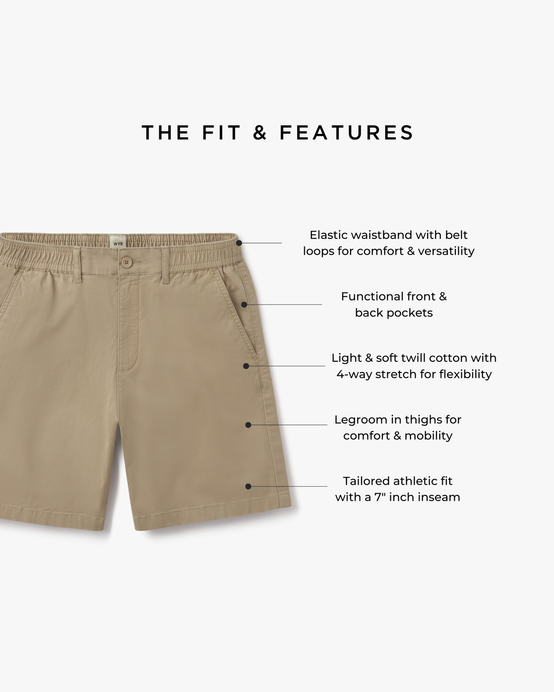 Core Flex Chino Short 7"