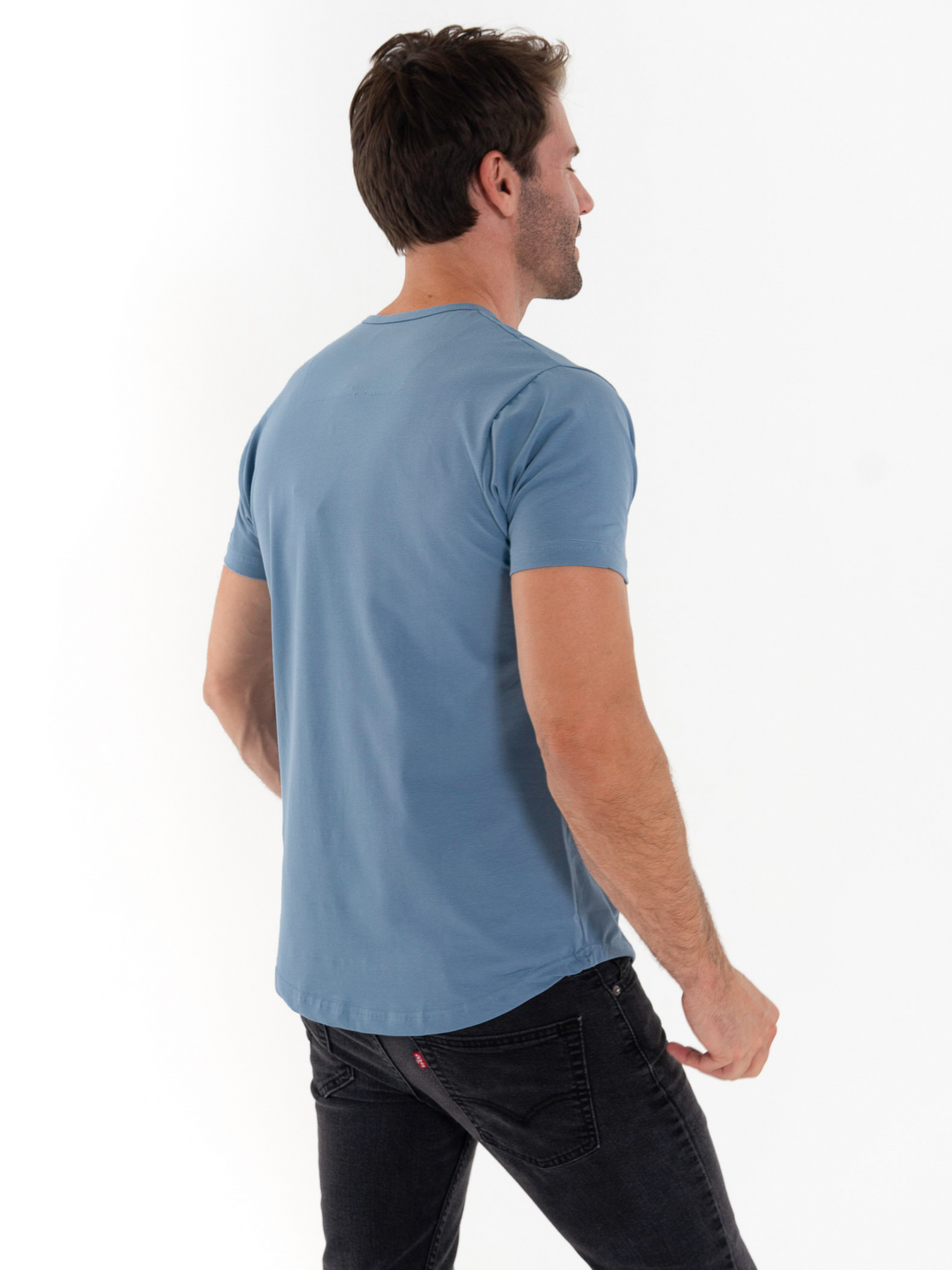 Short Sleeve Henley