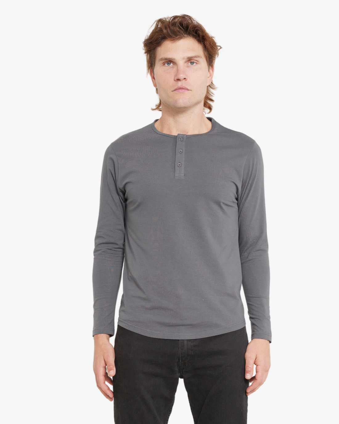 Long Sleeve Henley - Final Sale