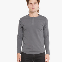Long Sleeve Henley - Final Sale