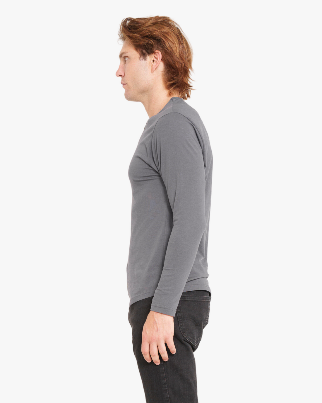 Long Sleeve Henley - Final Sale