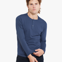 Long Sleeve Henley - Final Sale