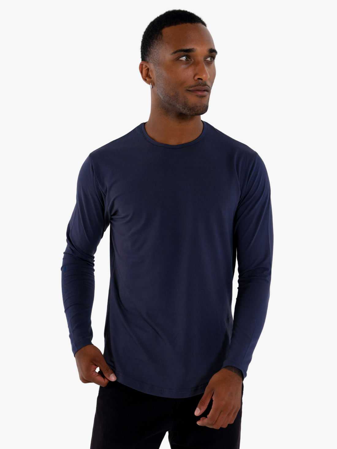 Long Sleeve Curve Crew