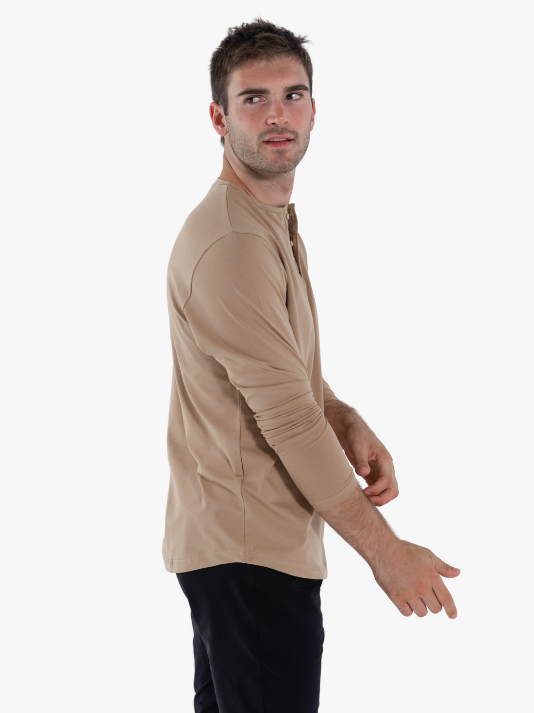 Long Sleeve Henley - Final Sale