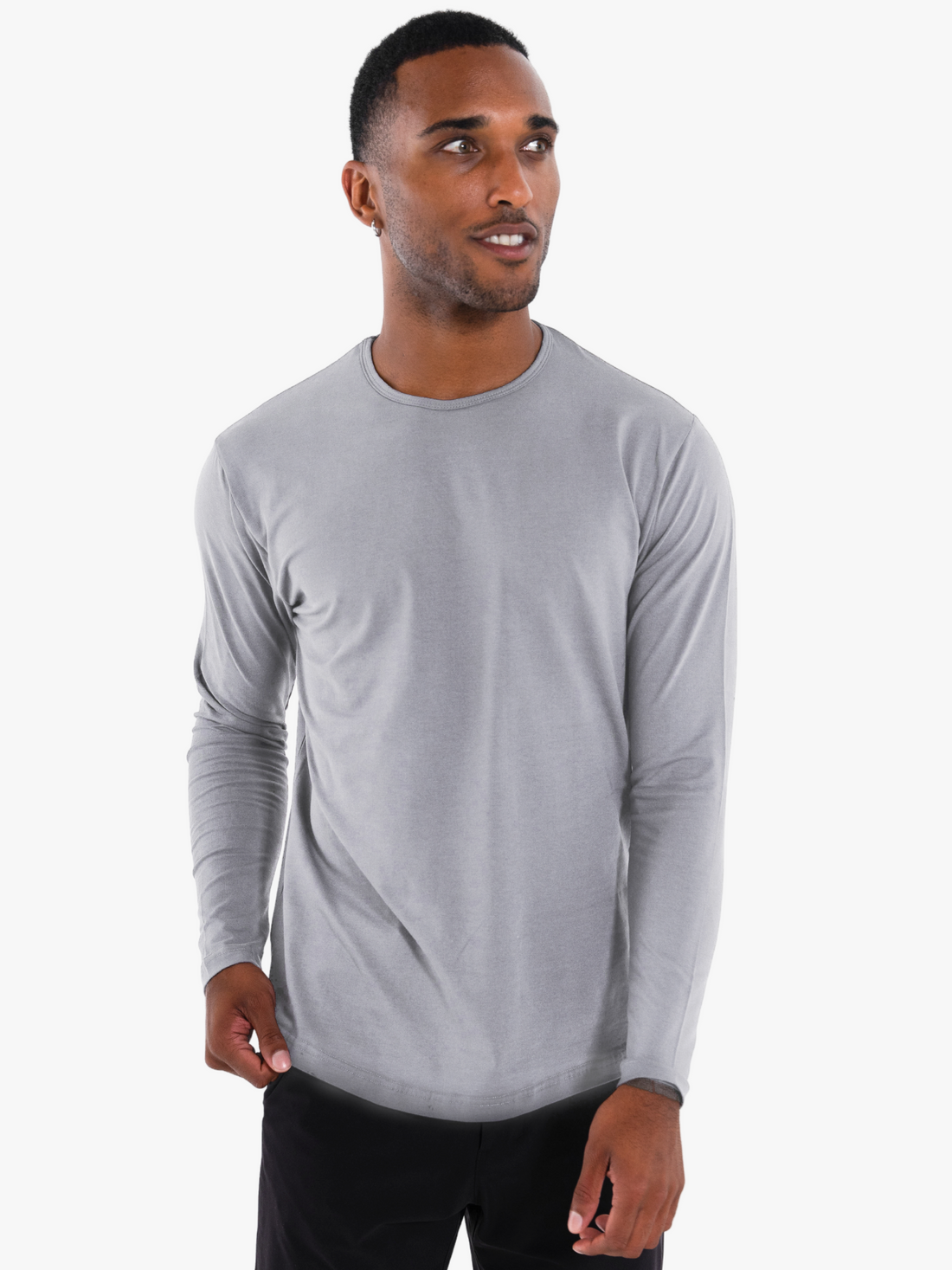 Long Sleeve Curve Crew - Final Sale