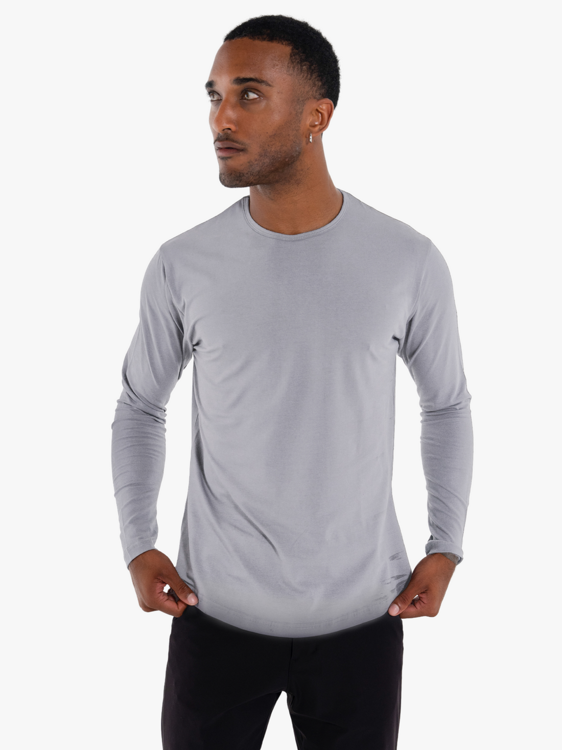 Long Sleeve Curve Crew - Final Sale