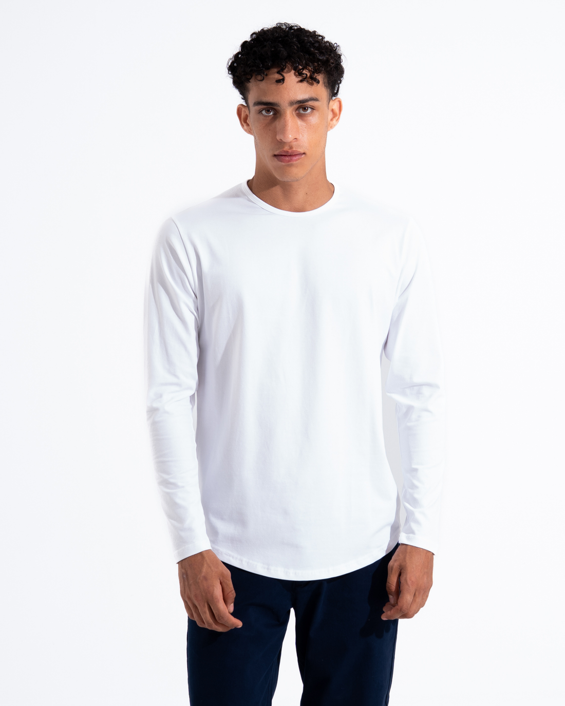 Long Sleeve Curve Crew