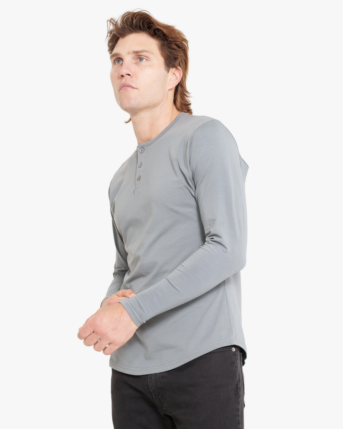 Long Sleeve Henley - Final Sale