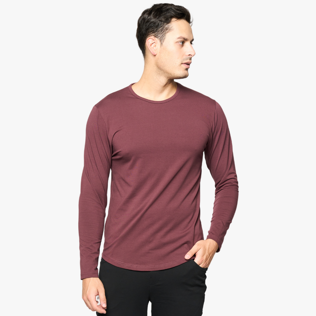 Long Sleeve Curve Crew - Final Sale