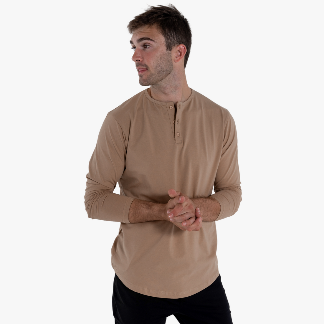 Long Sleeve Henley - Final Sale