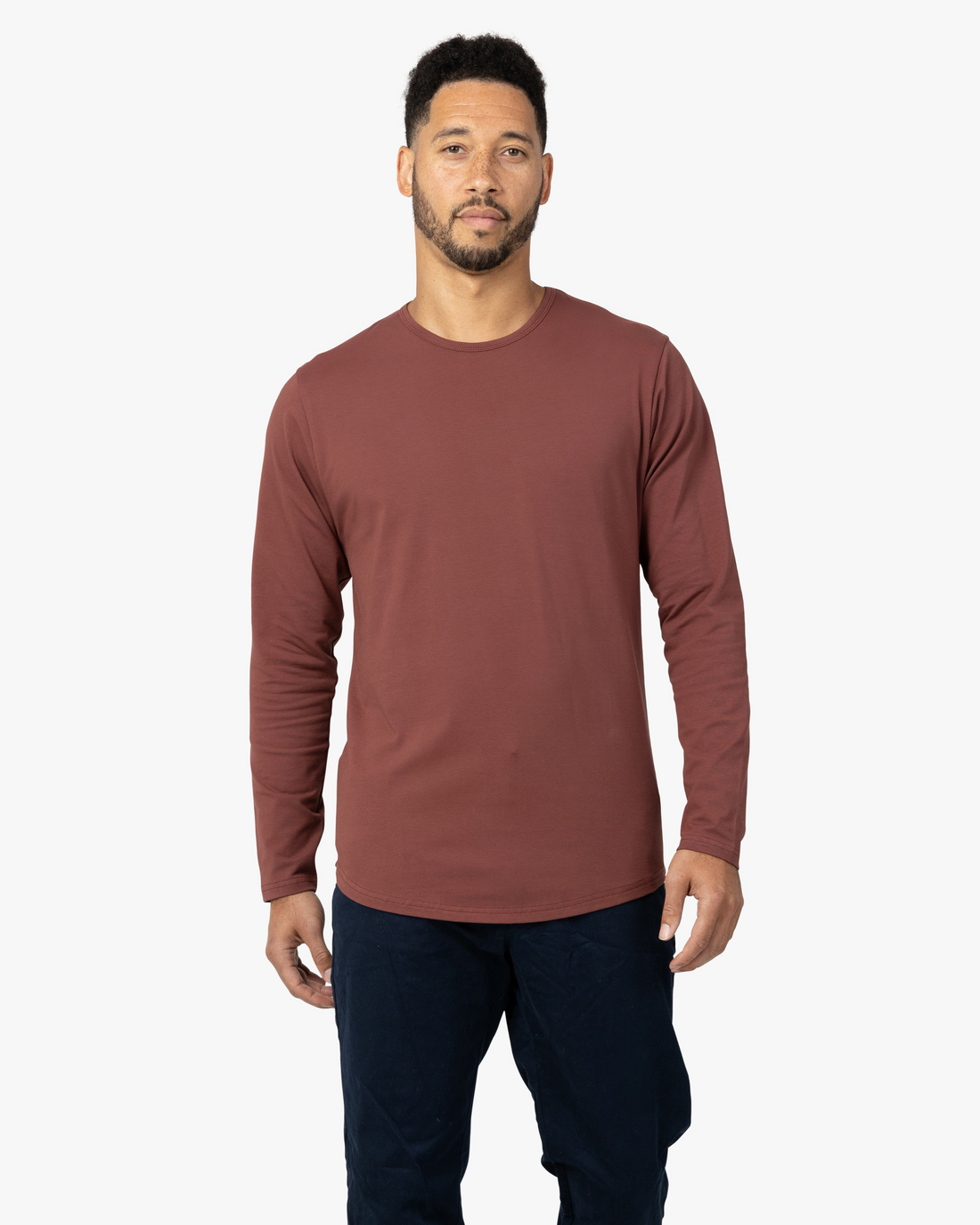 Long Sleeve Curve Crew