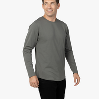 Long Sleeve Curve Crew
