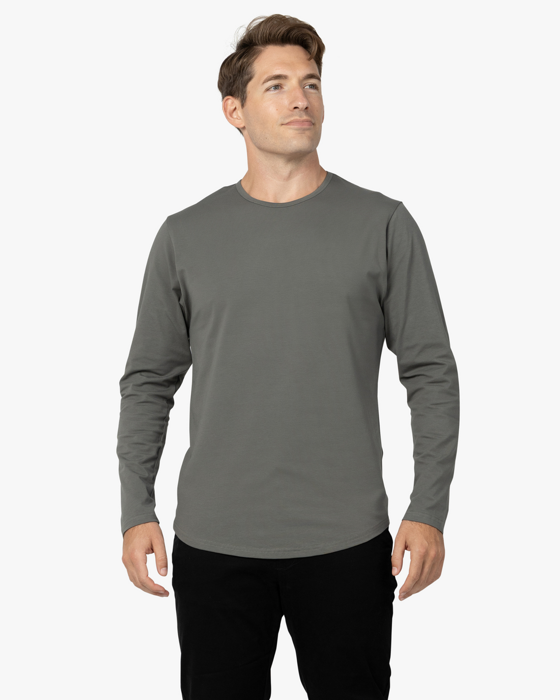 Long Sleeve Curve Crew