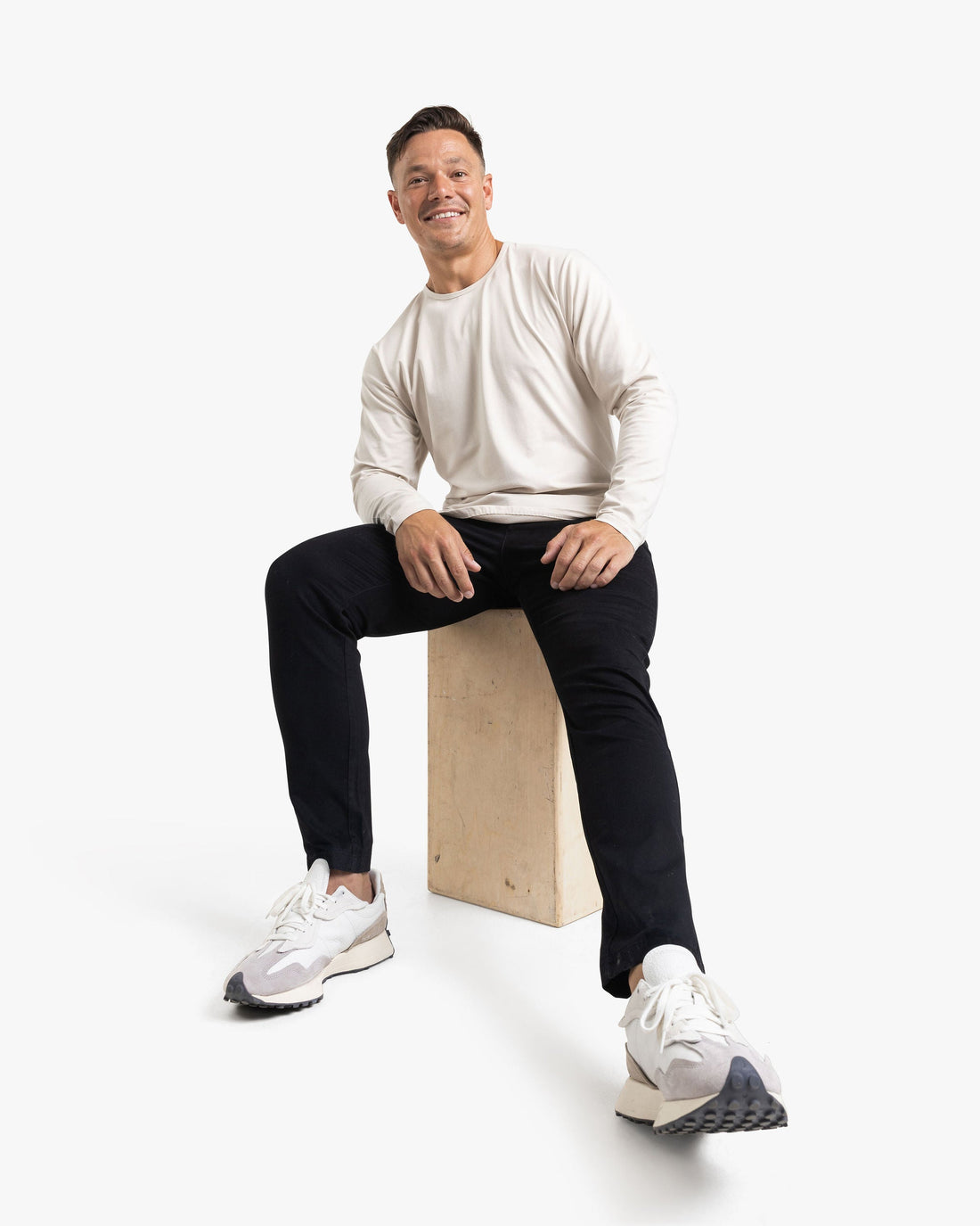 Long Sleeve Curve Crew - Final Sale