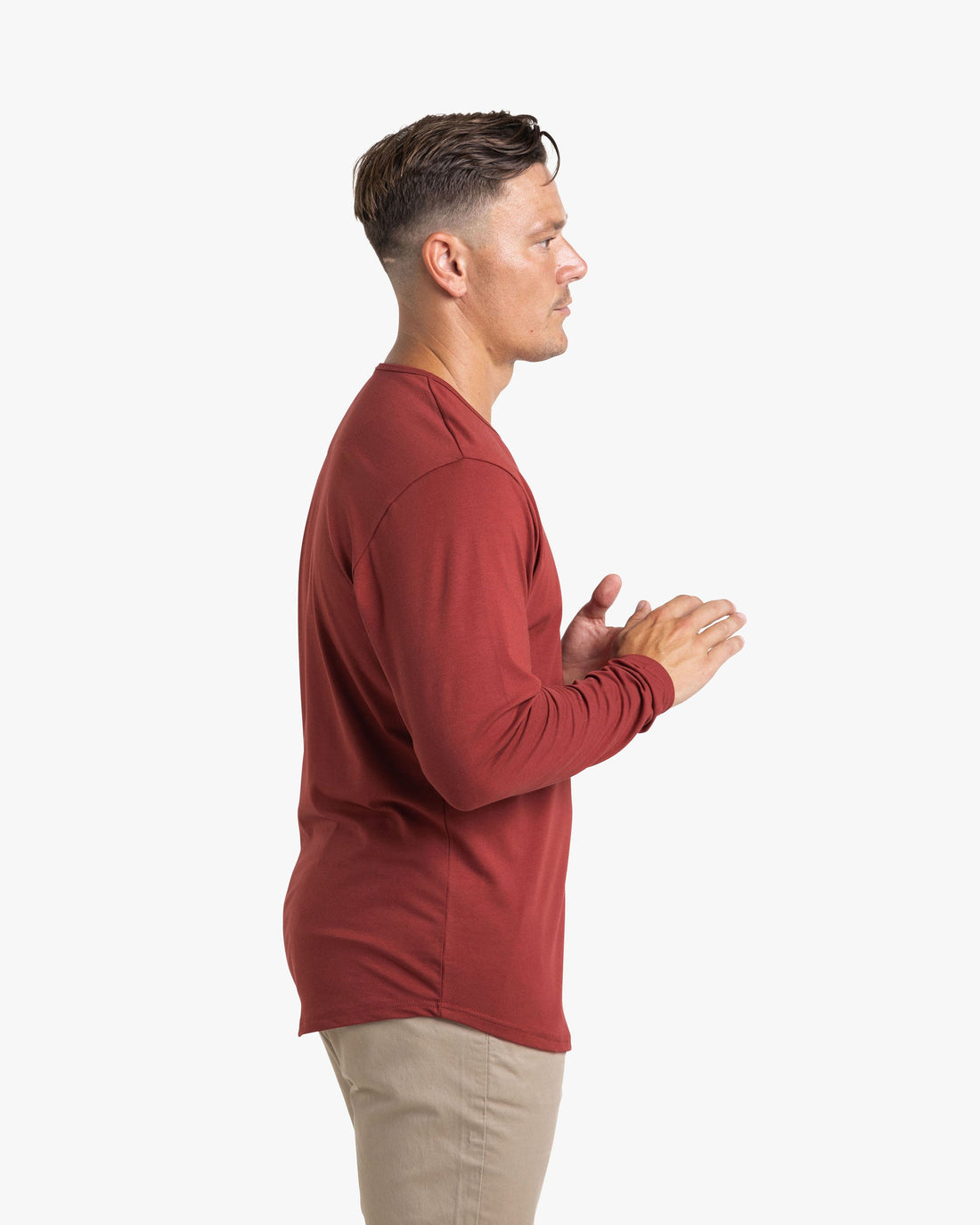 Long Sleeve Curve Crew - Final Sale